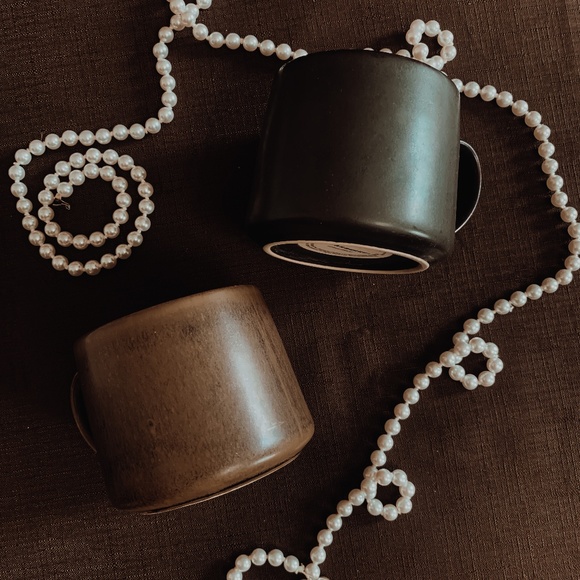 Rustic Starbucks Mugs Set of 2 10oz Mugs